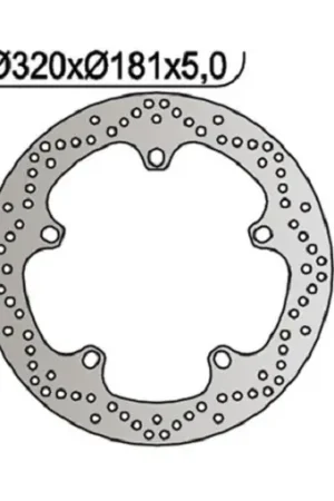 17101162 7600548 DISCO FRENO ANTERIORE BMW F 800 R/GT, R 850 R 02/07, S 1000 R 14/24, R 1150 R 00/06 Più Venduto
